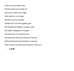 dont-let-people-judge-you:  andsowegrewup:  Wrote this for english. Tah dah. xoxo  oh wow, this is beautiful!  