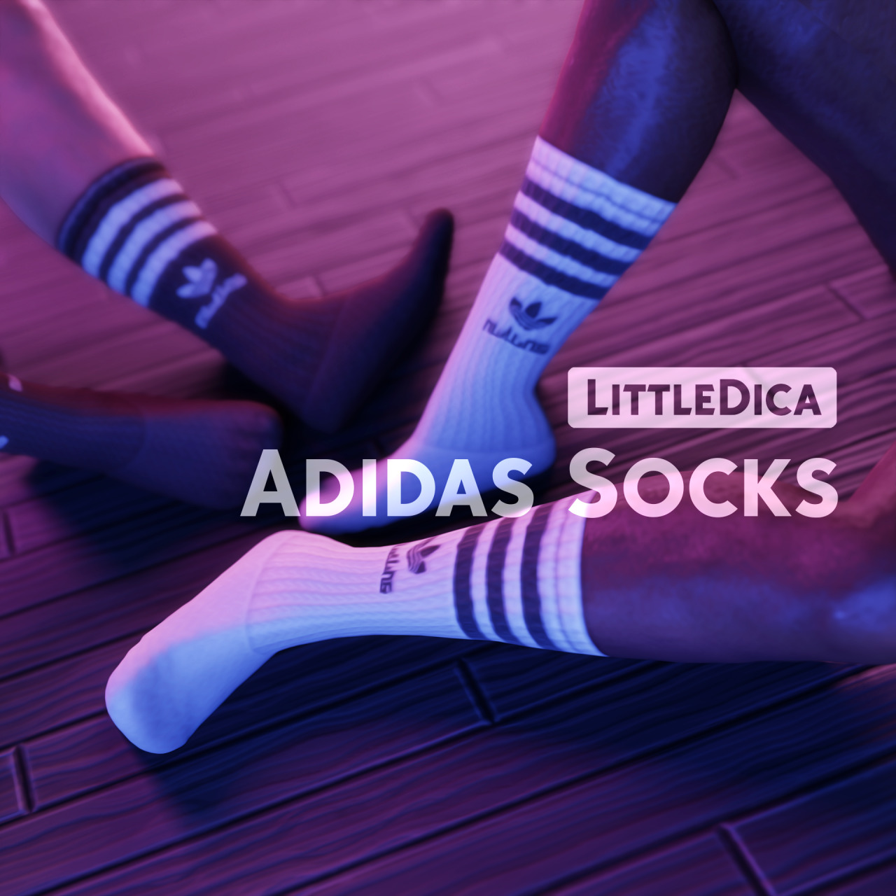 LittleDica — ADIDAS SOCKS - GET ON PATREON NOW ($3 Tier)