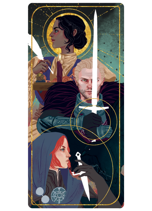 viviegg: Secrets, connections and forces A prism bookmark design with gold embossing!! I honestly ha