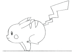  Pikachu Production Art x 