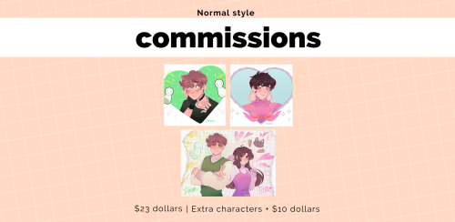 some end of the year special prices for commissions wooo More info: The bg is a solid color, or tran