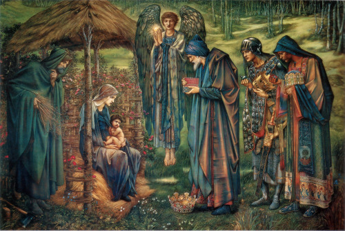 pre-raphaelisme:The Star of Bethlehem by Edward Burne-Jones, circa 1885–1890.