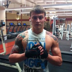 humiliationverbale:  lowlifefaggotscum:  His nickname is “The Enforcer”.  He is responsible for disciplining anyone who breaks gym rules.  And as far as he’s concerned, any fag is breaking the rules by just being there.  HE’s right, after all