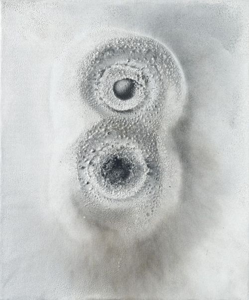 latenebreuse:Otto Piene. Mondgesicht (Moon face), 2000.