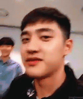 jonginssoo:chankai cutely bothering ksoo during his ment + jongin getting hit