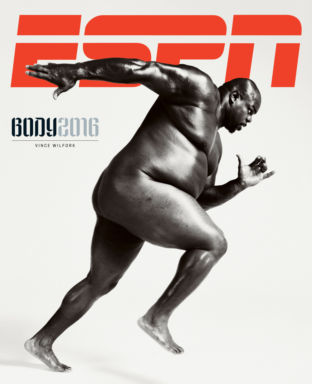 donnydukebear:WELL HOT FUCKING DAYUM😲🔥🔥🔥…Vince Wilfork for ESPN Body