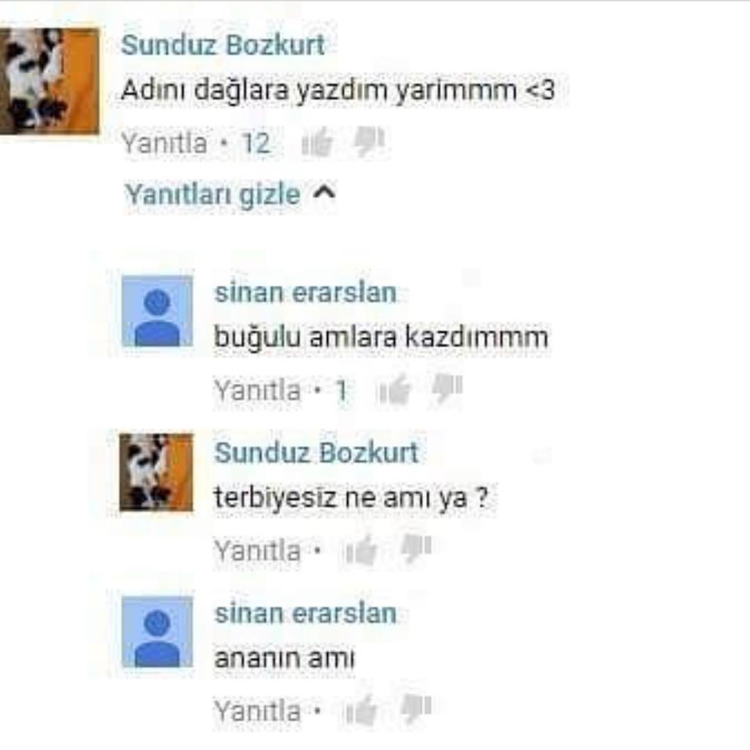 Sündüz:
- Adını dağlara...