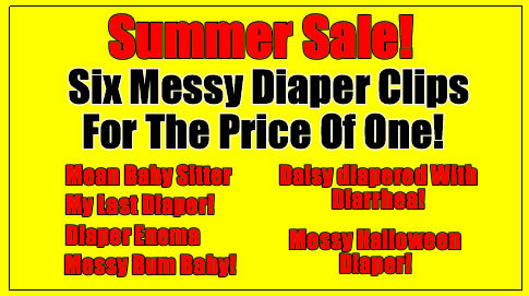 6 Messy Diaper Clips For The Price Of 1  Download includes the following clips: Mean Baby Sitter! Me