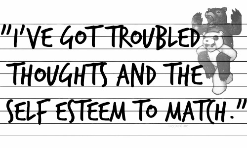 5weetsorrow:   What a Catch, Donnie // Fall Out Boy   Sad/Bands/B&W blog