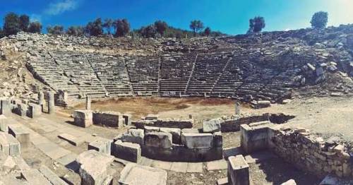 antiquity-times:Stratonikeia City, theatre. Please, subscribe to our youtube channel for the latest 