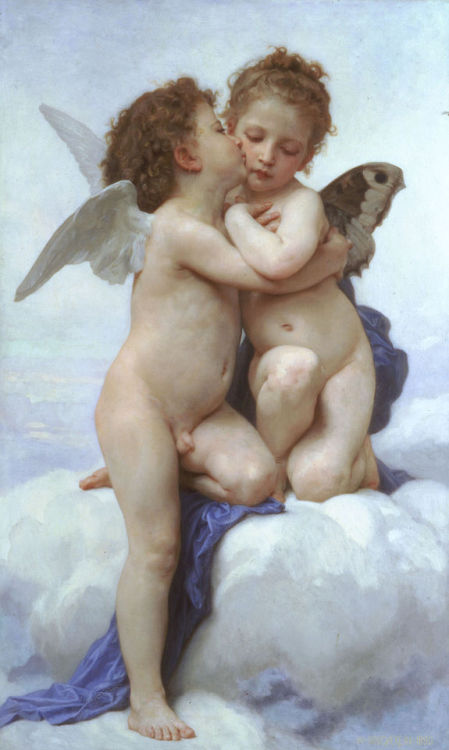 William Adolphe Bouguereau,  L'Amour et Psyché, enfants