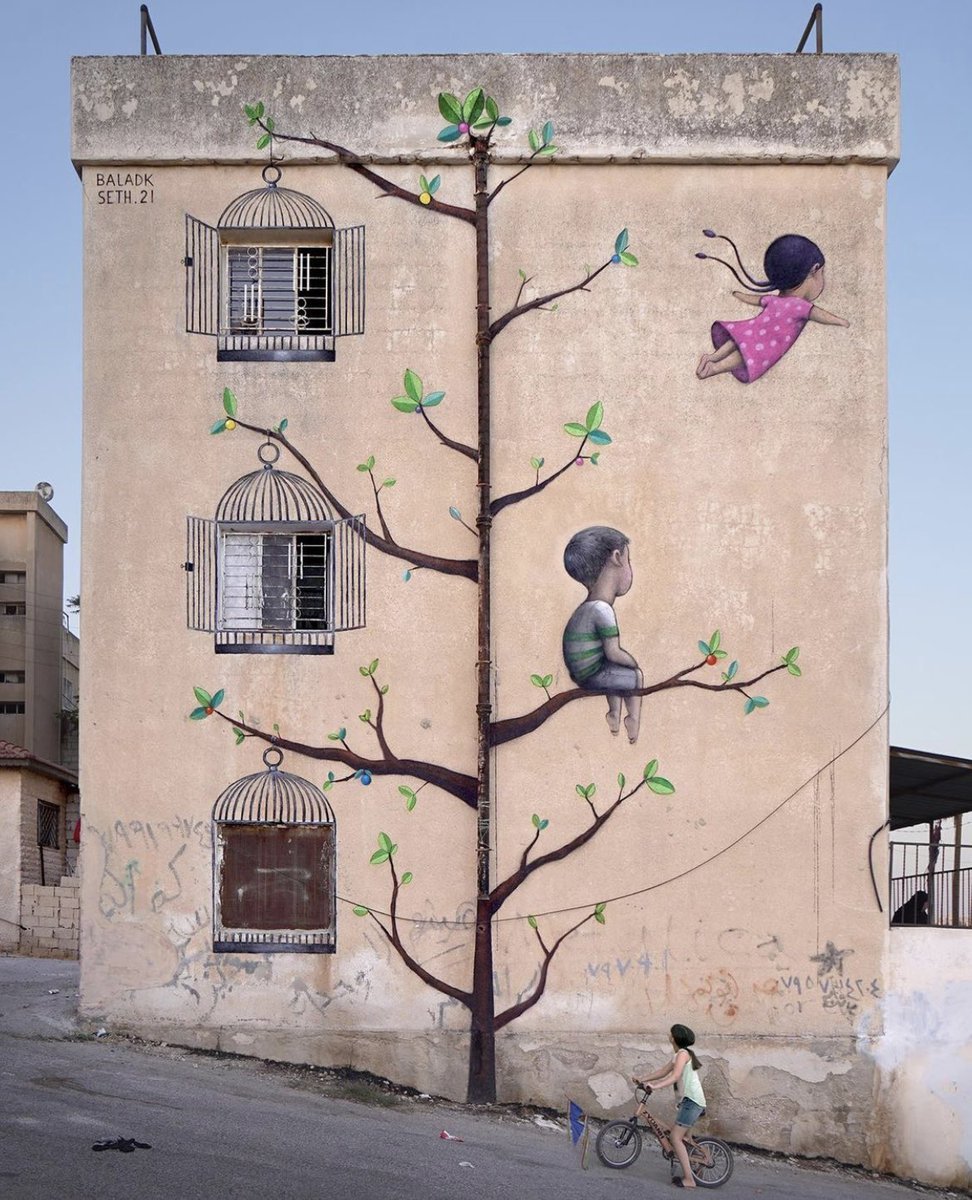 the-eternal-moonshine:““Three Cage”s by Seth Globepainter, Amman”
