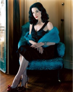 aliczia:  Dita Von Teese. Photographed by Jeff Riedel. 