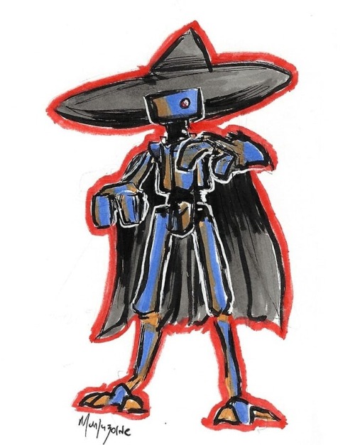 Color Robo Wizards 1.0, built at #drinkanddraw with #sketchbookclubtijuana :D 