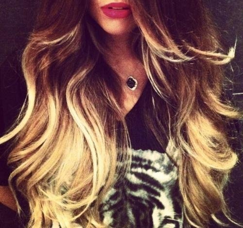 Dark ombre hair color