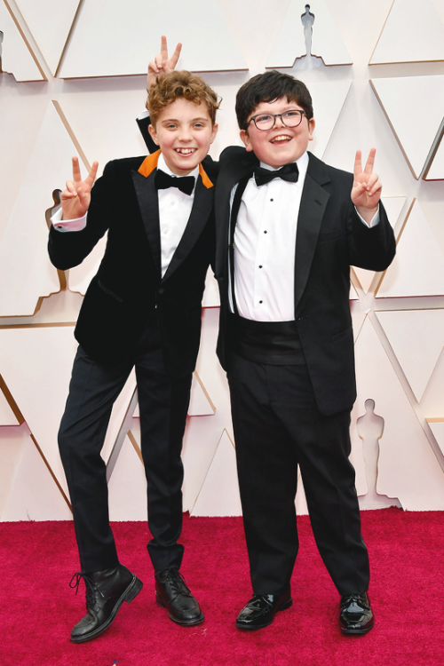 awardseason: ROMAN GRIFFIN DAVIS, ARCHIE YATES 92nd Academy Awards — February 9, 2020