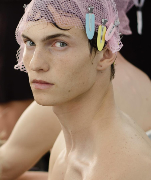 damplaundry: Luc Defont-Saviard at Louis Vuitton S/S 2018 by Syed Munawir