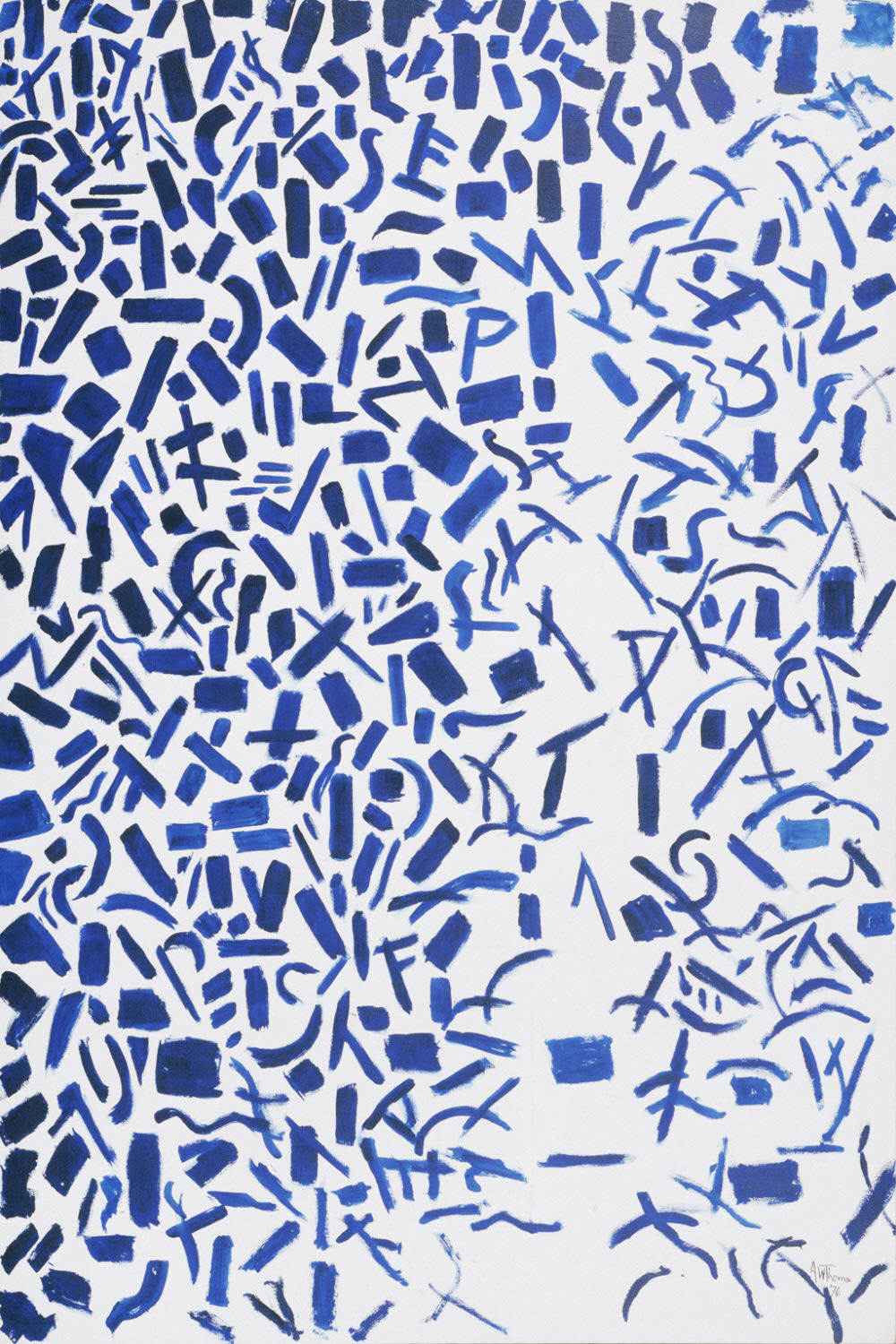 10  -  “Hydrangeas Spring Song”, 1976, by Alma Thomas