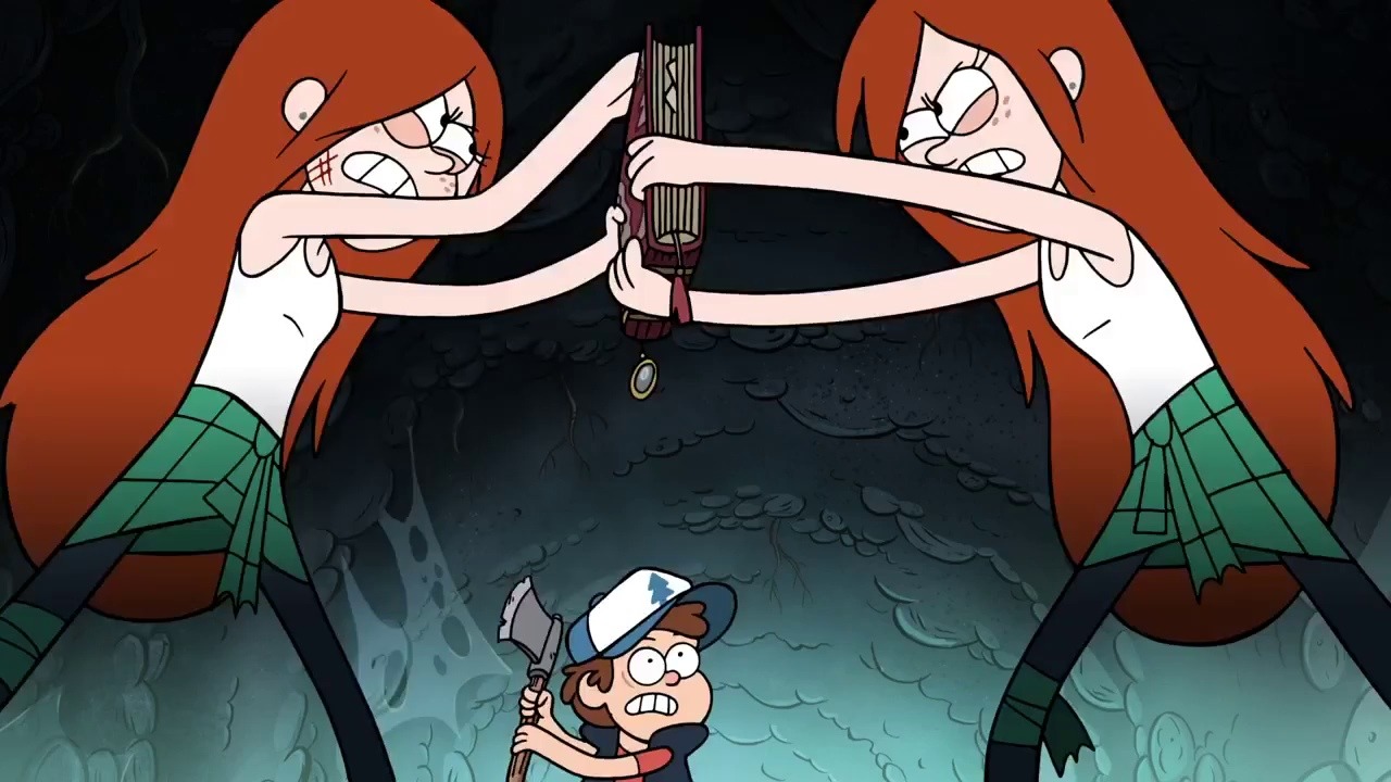synchronizedlameness:cartoons where strong female characters fight a clone of themself