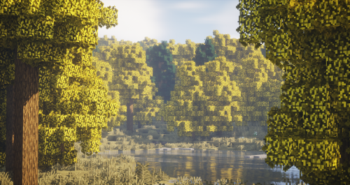 obscure-rain:A yellow wood ~Messing around with biome colors.