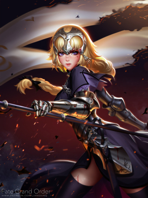 liang-xing: Ruler Jeanne d'Arc from Fate.  Hope you like her!    Patreon：https://www.patreon.com/liangxing   Gumroad：https://gumroad.com/liangxing    