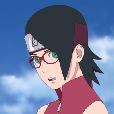 sunflower-uzumaki:   A concept: Sarada with her mother’s eyes.