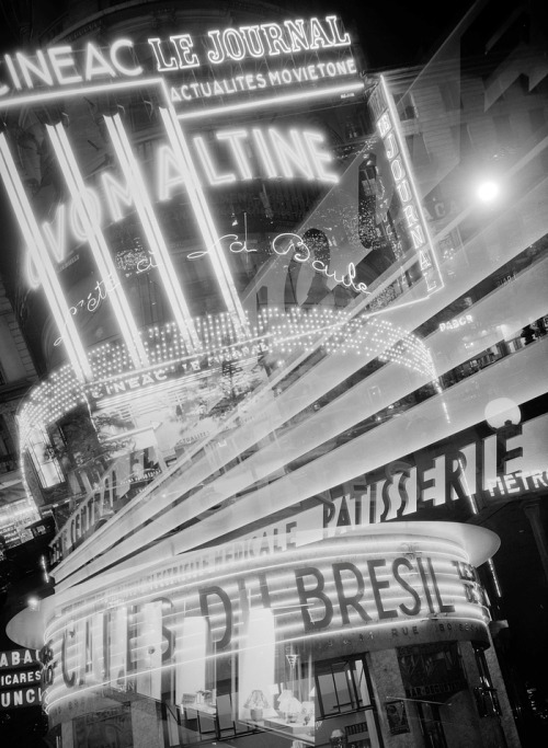 cgmfindings:  neon lights in Paris 1931