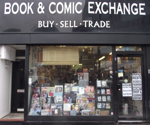 Book &amp; Comic Exchange, W11. This has to be one of the most eye catching shops I&rsquo;ve