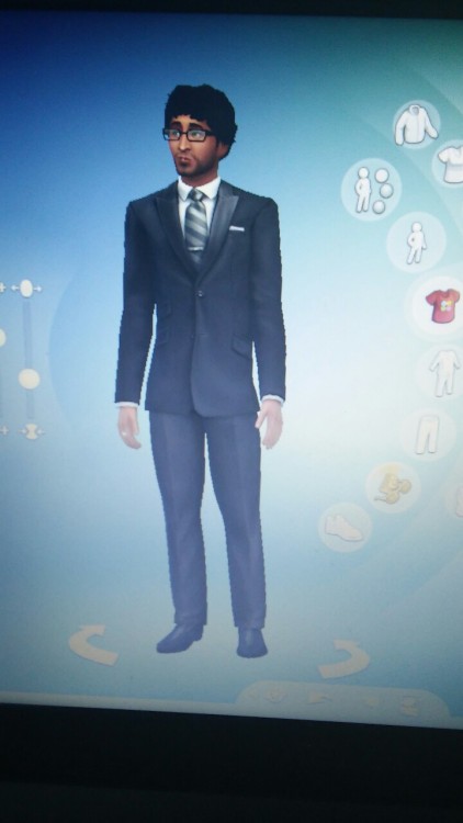 m-arkiplier:I made Hank and Ariela on the Sims :3c@paradiiiso