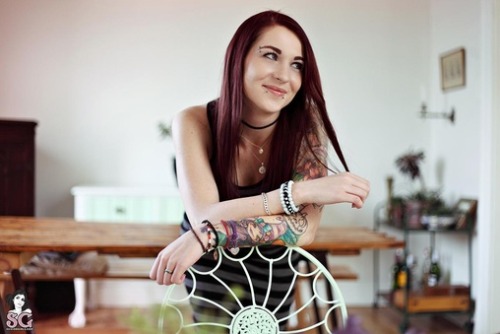 its-amika:  LuFae Suicide - TEA TIME (comes out in 4 months 3 weeks) lufae.suicidegirls.com suicidegirls sg-babes suicidegirls-southafrica 