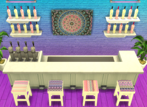 Bar Stool Recolors- Tribal Print *2 sets of 16- one set is in white and one set is in black. All mer