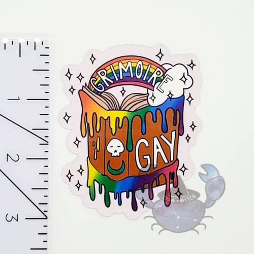 figdays:Witchy LGBTQ Pride Stickers //TheCrabWitch