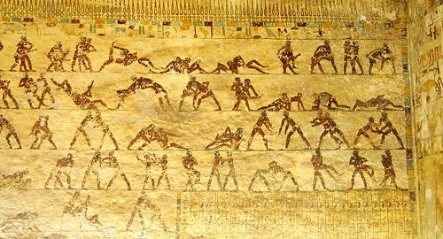 Ancient Egyptian wrestling/grappling, Tomb of Khety, circa 2000 BC