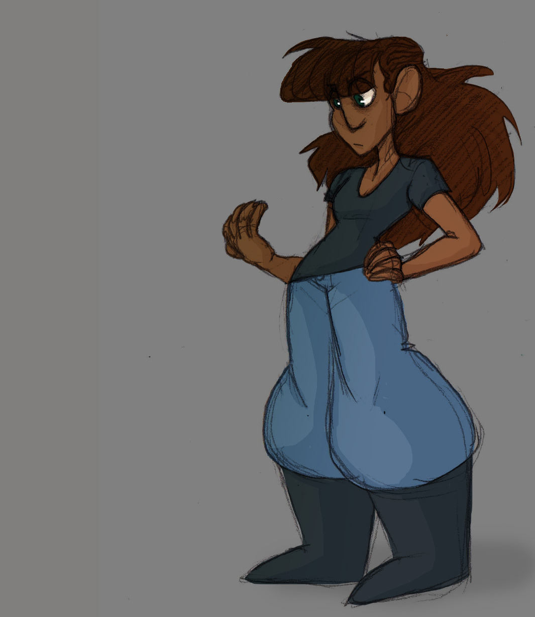 Sorry that I don’t have anything new drawing wise folks, but here have a coloured