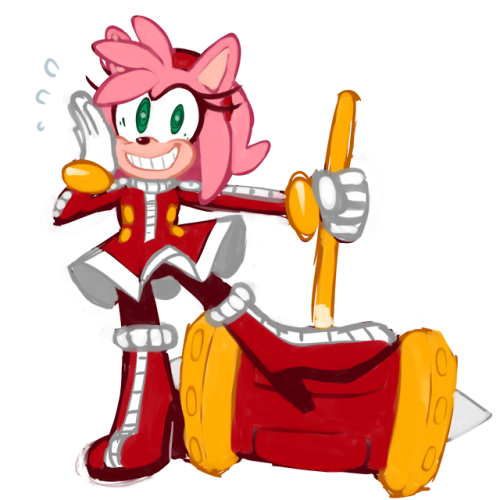 copperpossem: sp-rings: AU where Amy’s under Eggman’s mind controlShe can’t decide