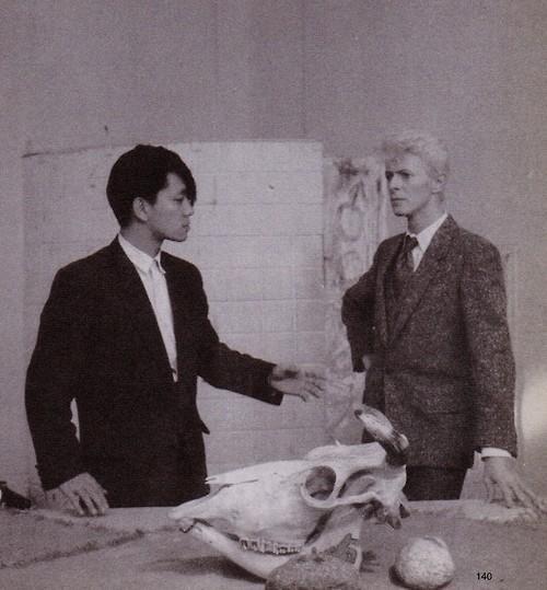 懐かし写真館‏@ibzijpwk坂本龍一とデビッド・ボウイRyuichi Sakamoto&amp; David Bowie