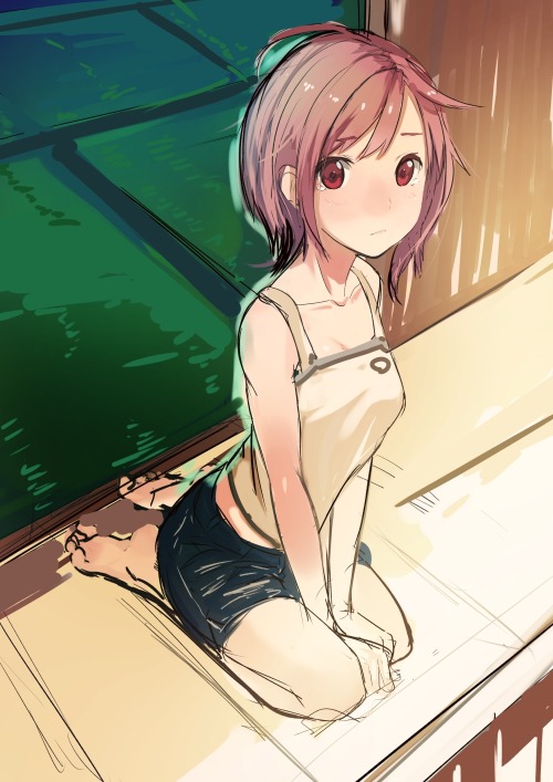 yungsang:  最近、可愛い系の絵の場合はいかに省略して、描くかのかを大事にしてます。  http://www.tinami.com/view/731683