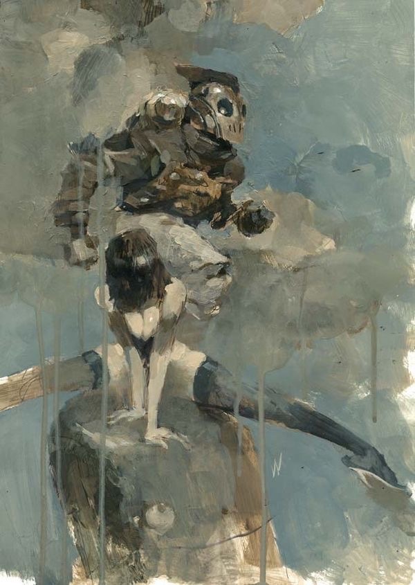 ungoliantschilde:  more artwork by Ashley Wood.