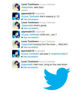 lukehemmingofficial:  Zayn and Louis 3.17.13 