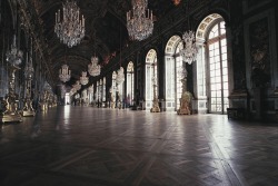 interiorculture:  salle des miroirs, palais de versailles, france 