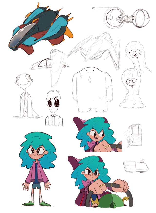 Some concept art for the new webcomic series.