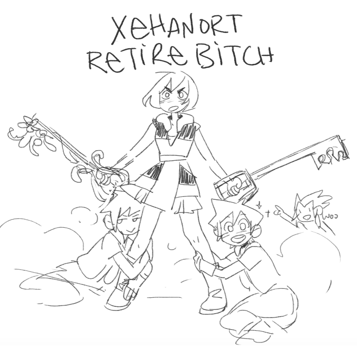 hawberries:  i hope kingdom hearts 3 goes like this 😊[alt: kairi kicking down