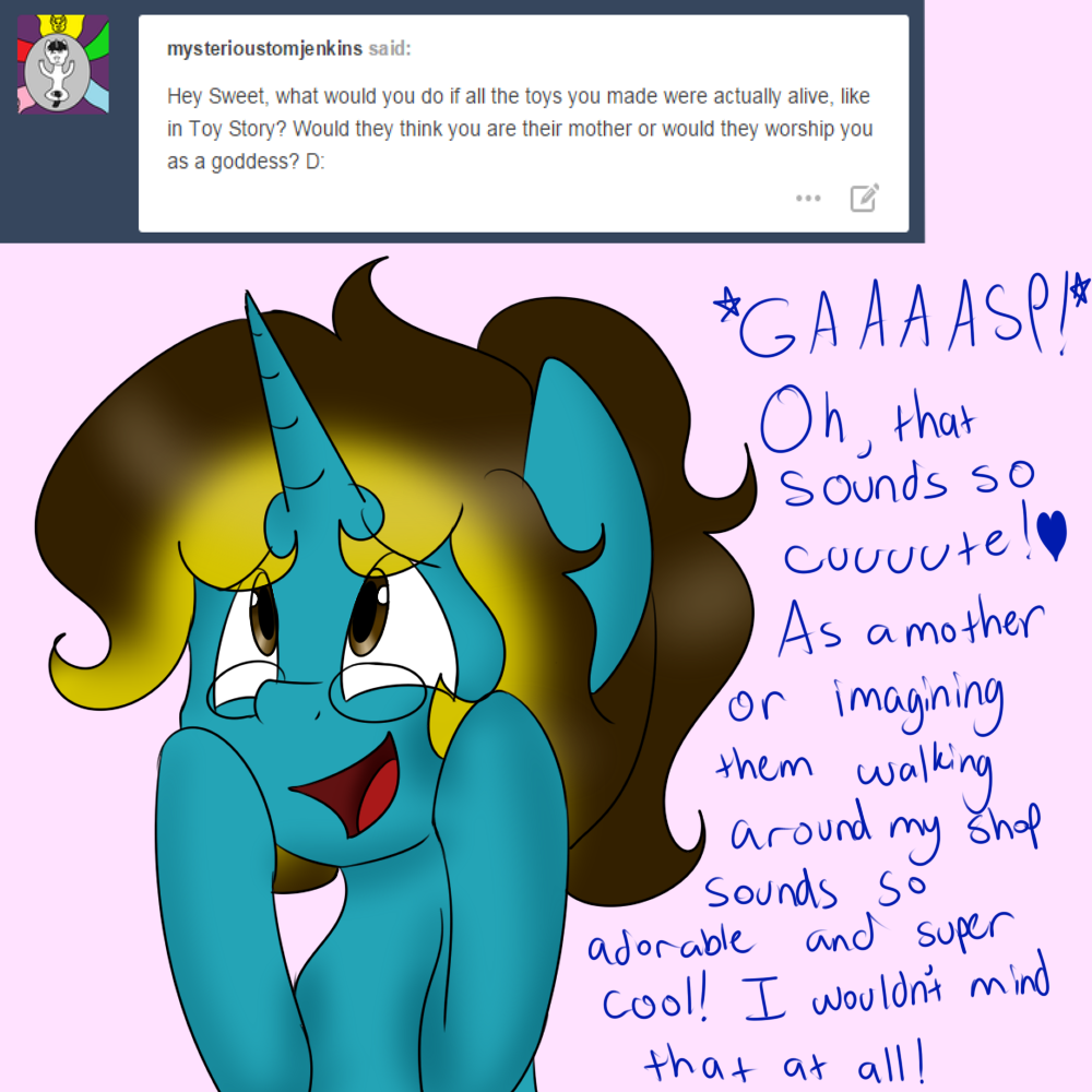 asksweetdisaster:  Sweet: Pros and cons ^^; I’d better get to work, I have a lot
