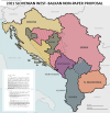 Map depicting the 2021 non-paper solutions
The 2021 Balkan non-papers were two documents of unknown origin, with several sources claiming that they had been drafted by the government of Slovenia, which carried proposals for the redrawing of borders...