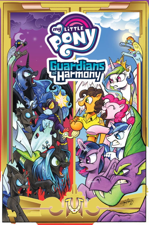 mlp-merch:   Hasbro has released info on the first MLP Guardians of Harmony comic,  including the cover, release date & teaser:  http://www.mlpmerch.com/2016/09/hasbro-announces-first-guardians-of.html 