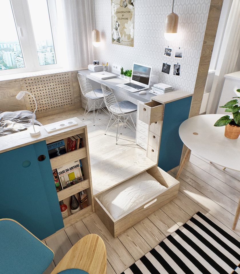 adnapwolley:  2 Simple Super Beautiful Studio Apartments For A Young Couple - http://www.home-designing.com/2014/10/2-simple-super-beautiful-studio-apartment-concepts-for-a-young-couple-includes-floor-plans