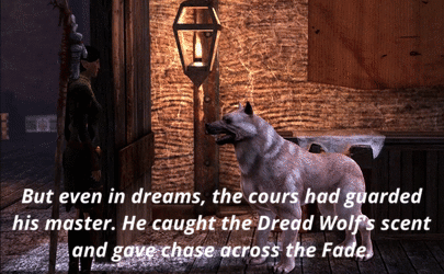 bluecadash:Ever since, the Dread Wolf thinks twice about playing his tricks when