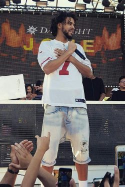 odellbeckhamjr-13:  J Cole wearing Kaepernick’s