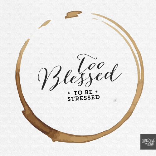 catholic-christian:
“ Too blessed to be stressed.
”