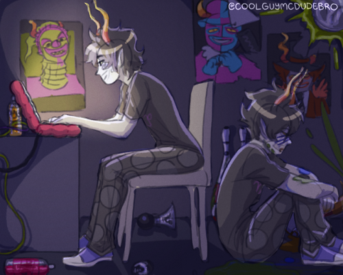 coolguymcdudebro: gamzee makes me sad lineart below the cut Keep reading 